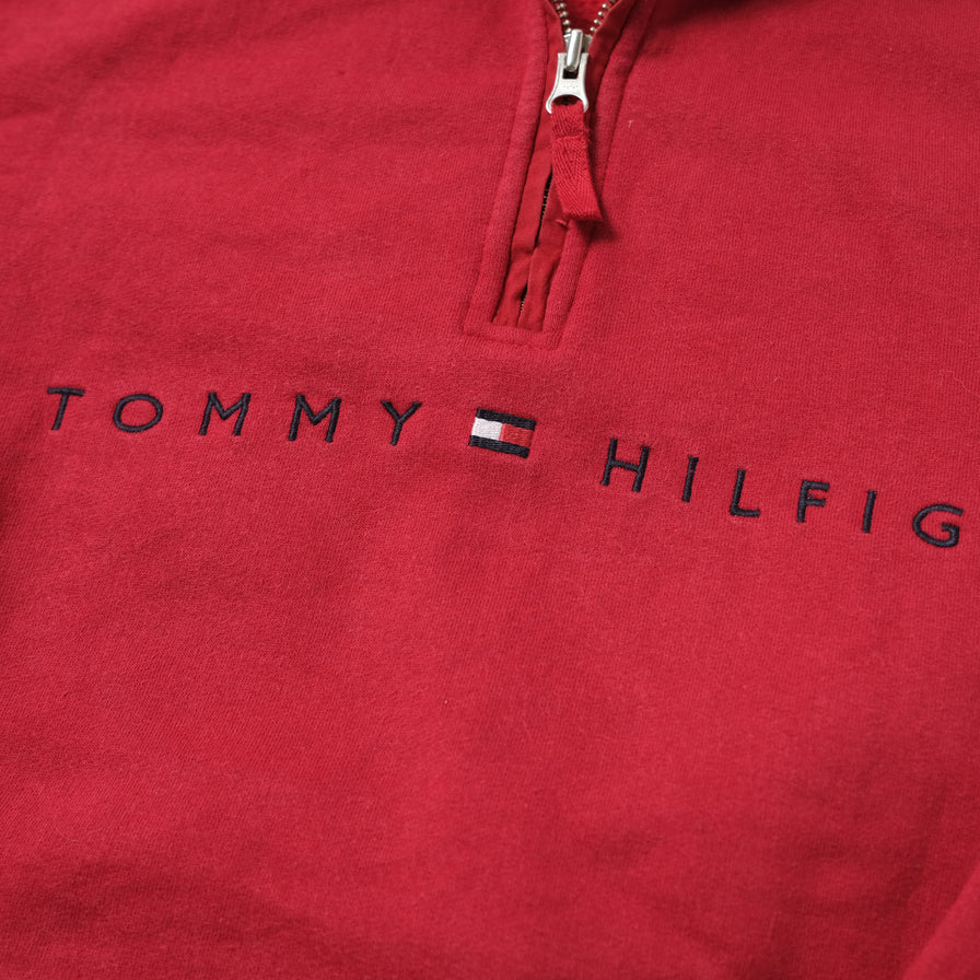 Vintage Tommy Hilfiger Women's Q-Zip Sweater XS / Small