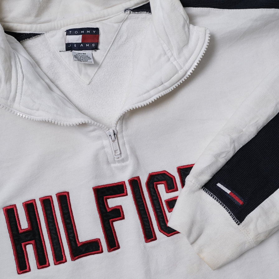 Vintage Tommy Hilfiger Q-Zip Sweater Medium