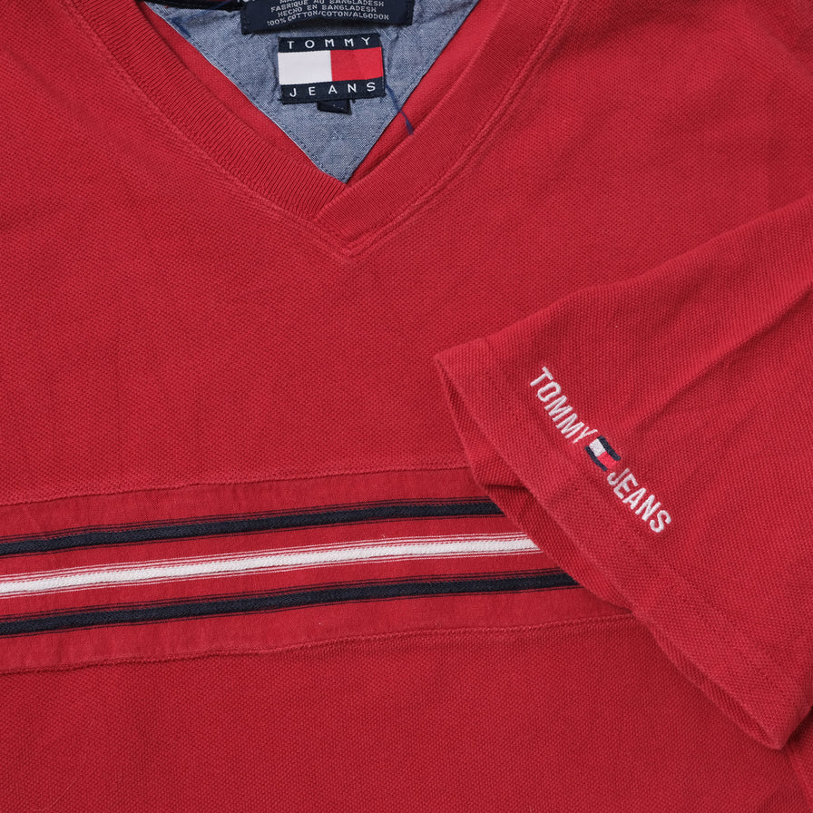 Vintage Tommy Jeans V-Neck T-Shirt XLarge