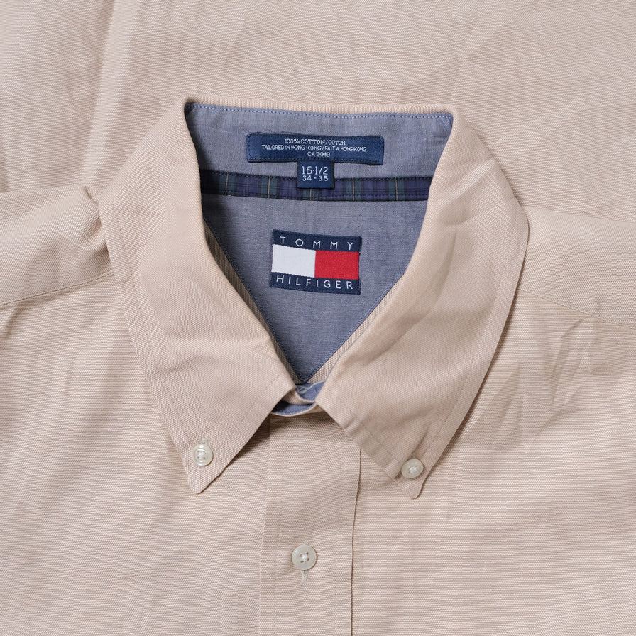 Vintage Tommy Hilfiger Crest Logo Shirt XLarge