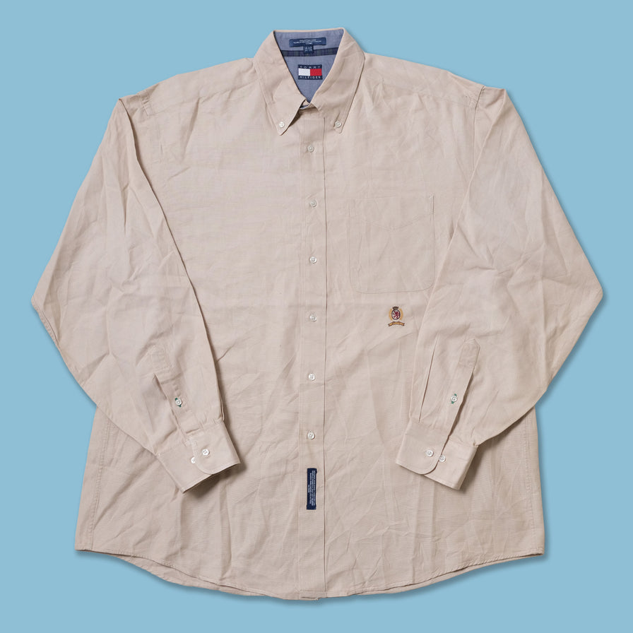 Vintage Tommy Hilfiger Crest Logo Shirt XLarge