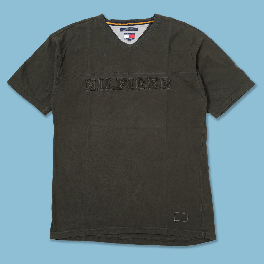 Vintage Tommy Hilfiger V-Neck T-Shirt XLarge
