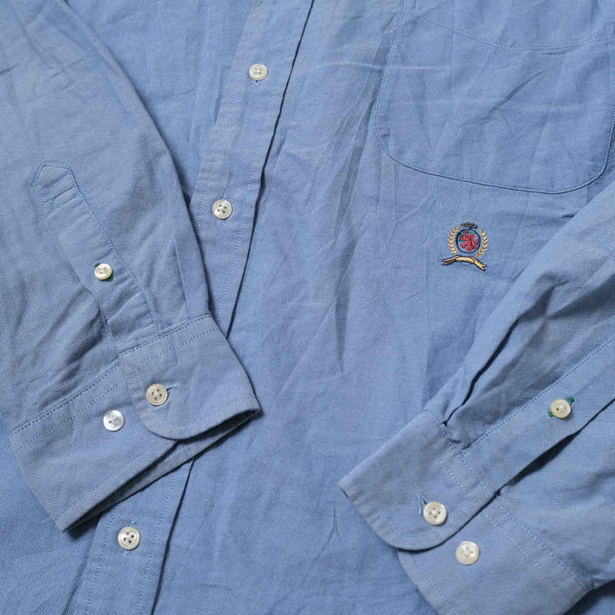 Vintage Tommy Hilfiger Crest Logo Shirt XLarge