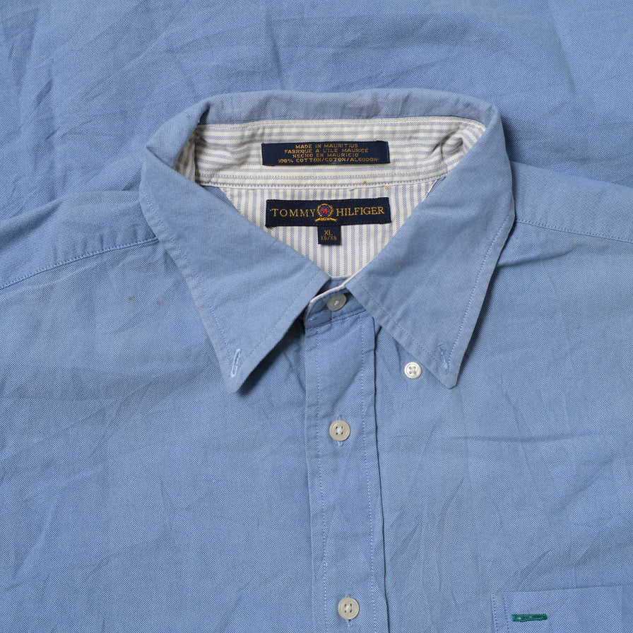 Vintage Tommy Hilfiger Crest Logo Shirt XLarge