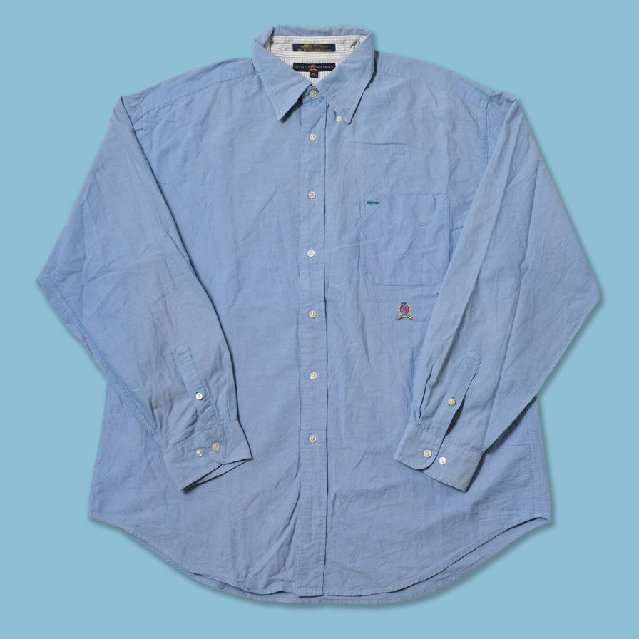 Vintage Tommy Hilfiger Crest Logo Shirt XLarge