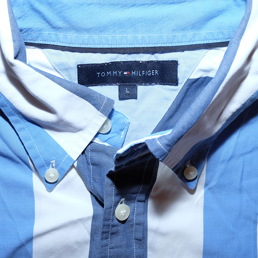 Tommy Hilfiger Shirt Large - Double Double Vintage