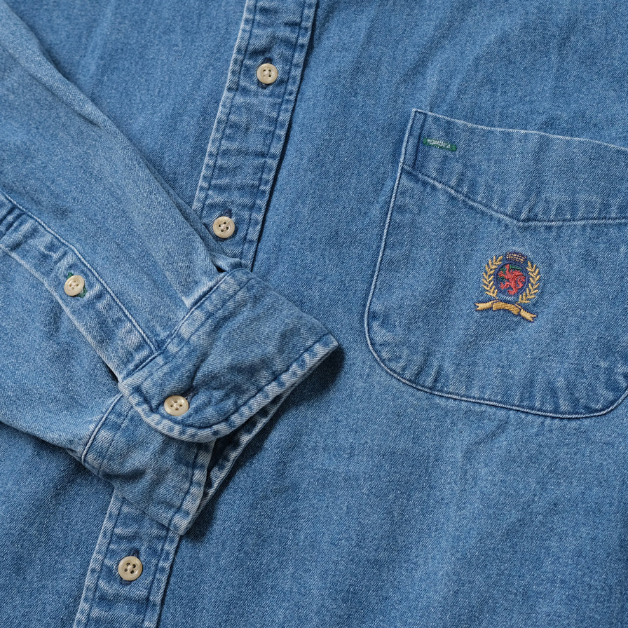 Vintage Tommy Hilfiger Denim Shirt XXL