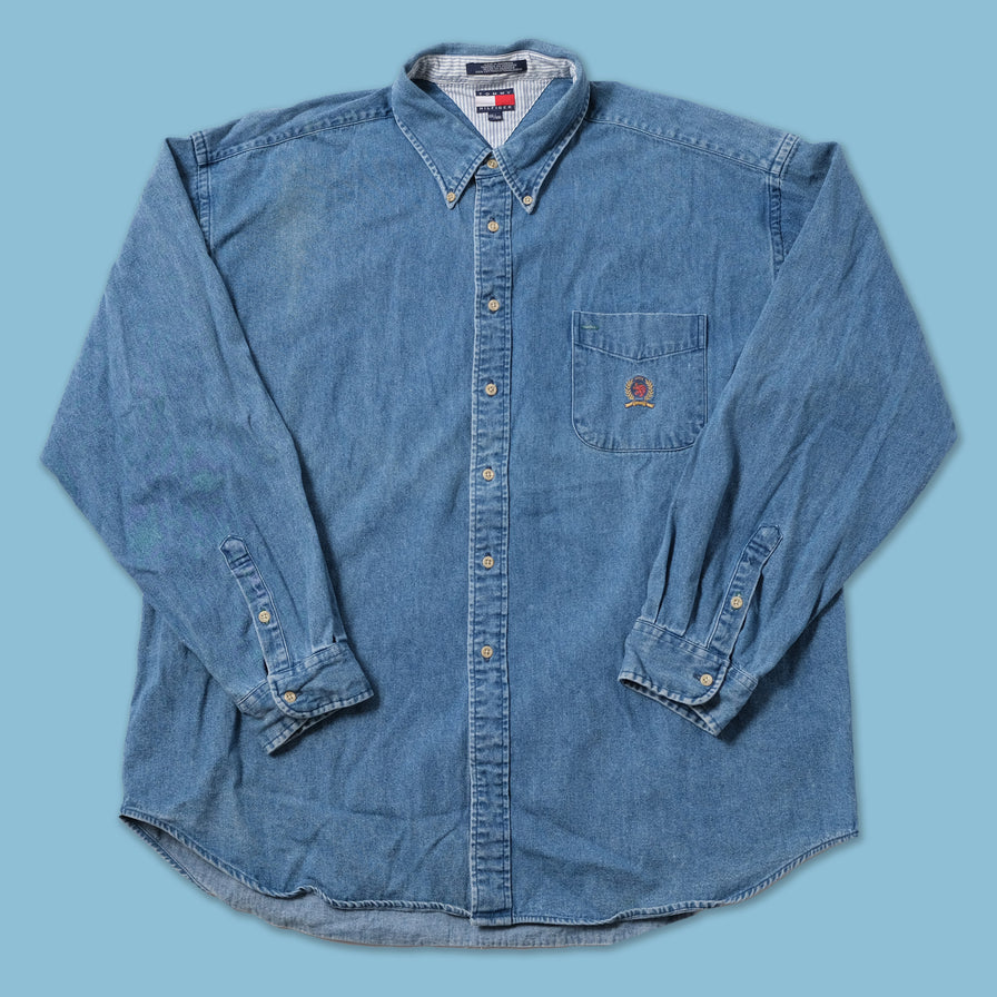 Vintage Tommy Hilfiger Denim Shirt XXL