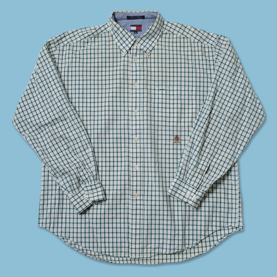 Vintage Tommy Hilfiger Crest Logo Shirt XLarge