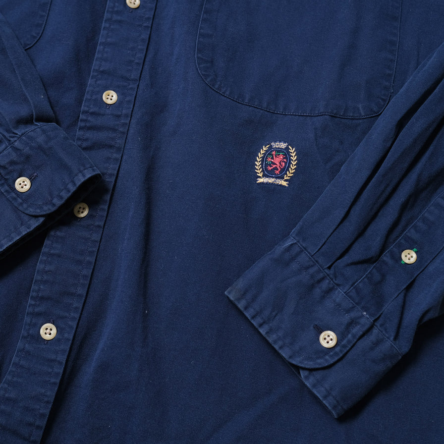Vintage Tommy Hilfiger Crest Shirt Large / XLarge