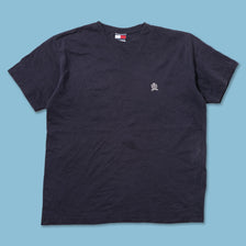 Vintage Tommy Crest Logo T-Shirt Large