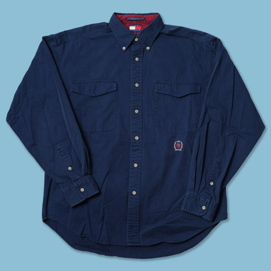 Vintage Tommy Hilfiger Crest Shirt Large / XLarge