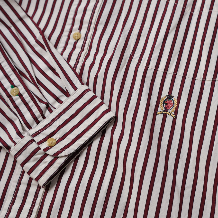 Vintage Tommy Hilfiger Crest Shirt XLarge / XXL