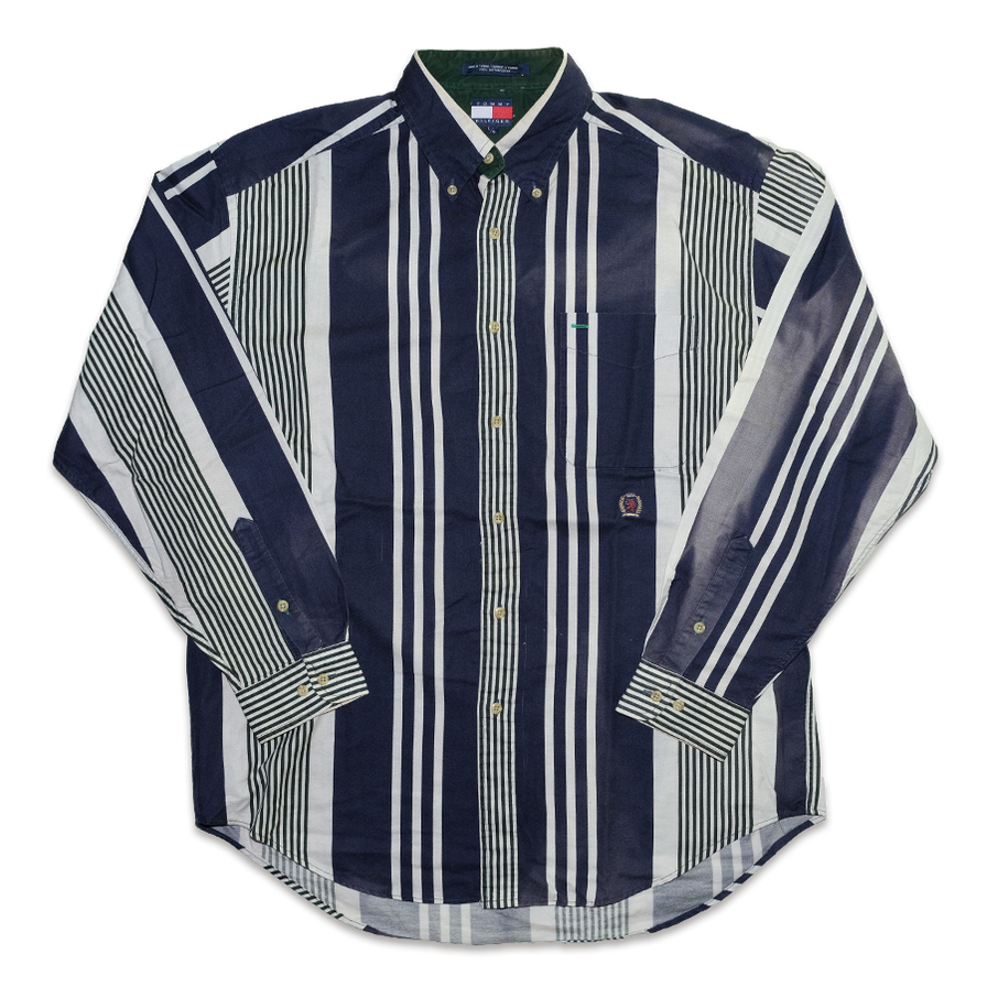 Vintage Tommy Hilfiger Crest Shirt XLarge - Double Double Vintage