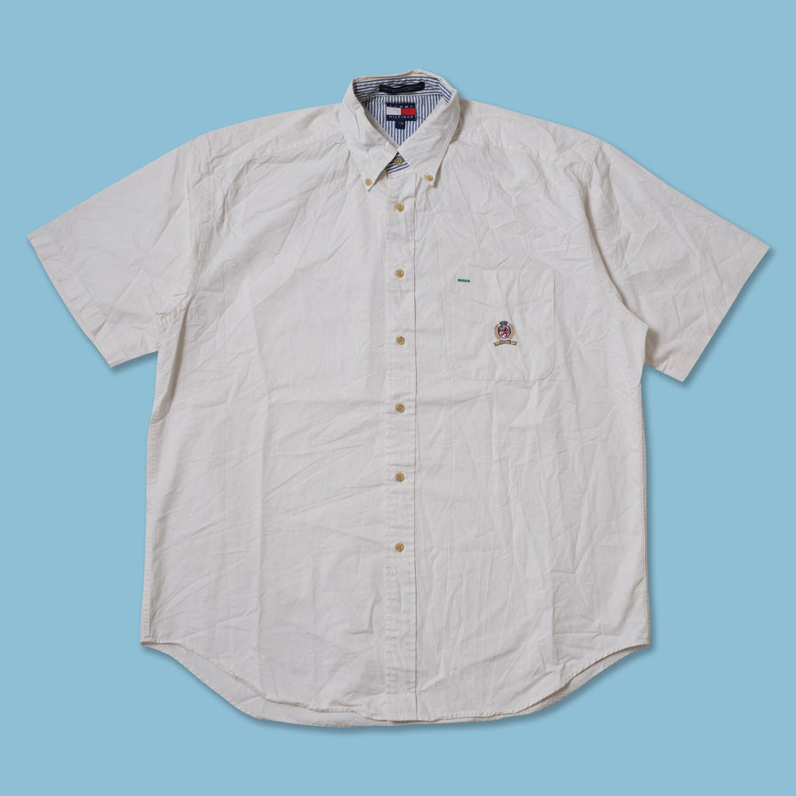 Vintage Tommy Hilfiger Crest Logo Shirt XLarge