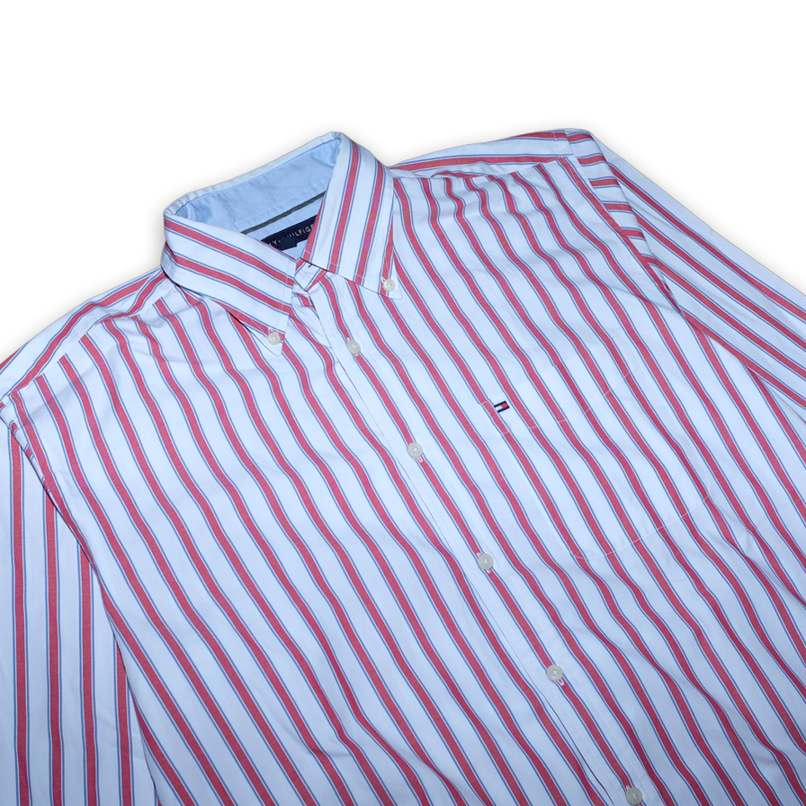 Tommy Hilfiger Shirt Large - Double Double Vintage