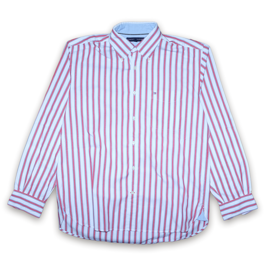 Tommy Hilfiger Shirt Large - Double Double Vintage