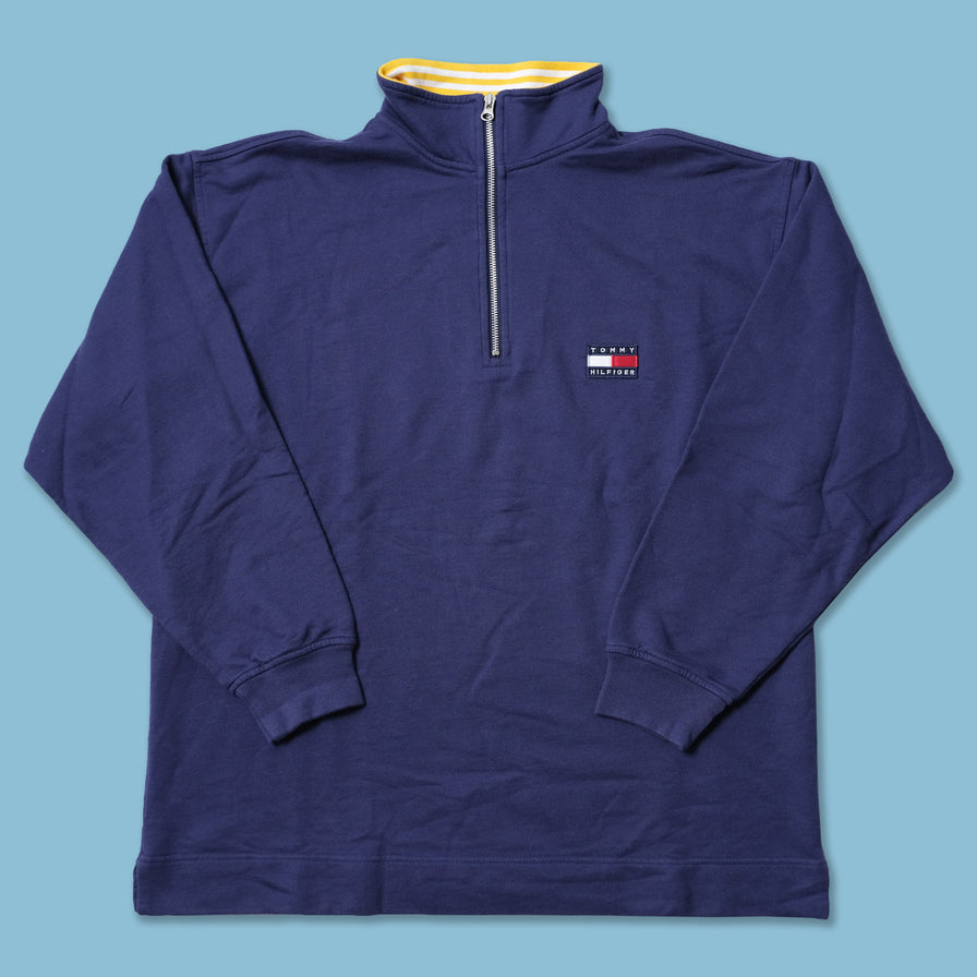 Vintage Tommy Hilfiger Q-Zip Sweater Medium / Large