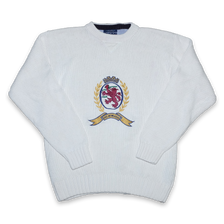 Vintage Tommy Hilfiger Crest Knit Sweater Medium - Double Double Vintage