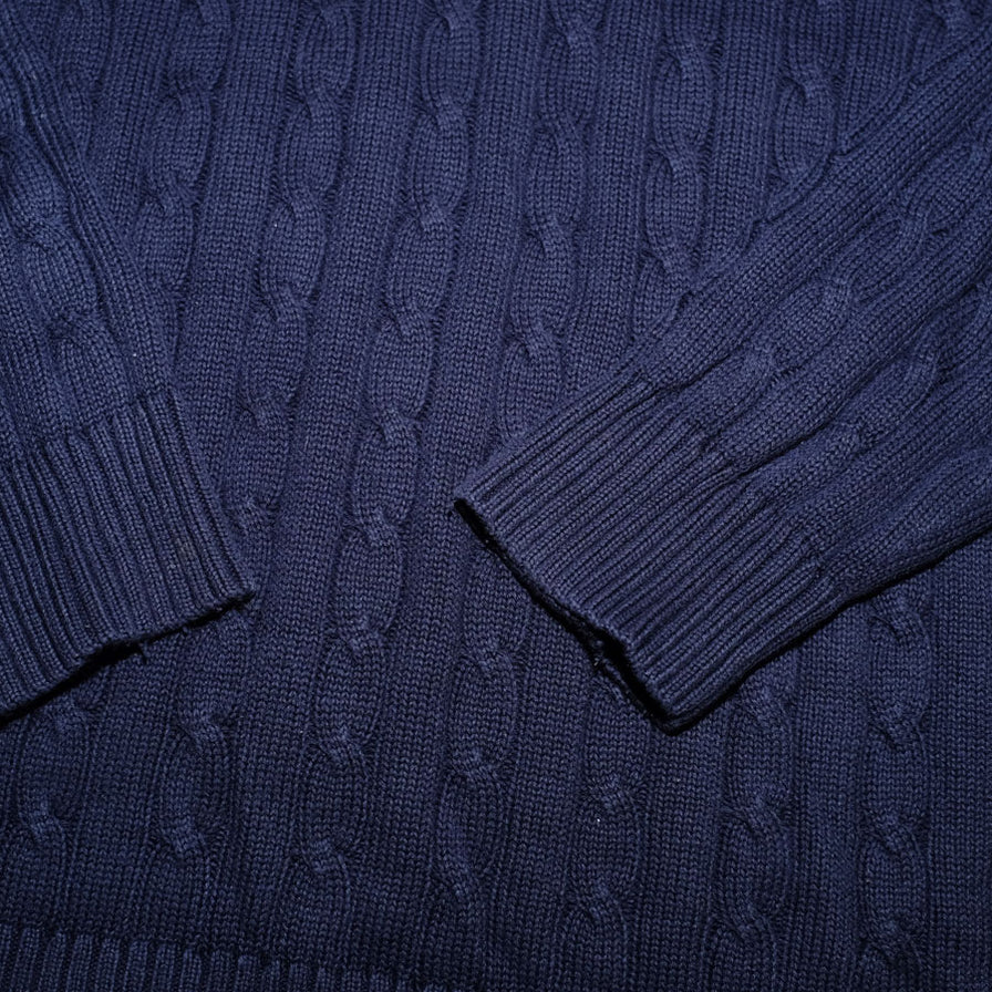Vintage Tommy Hilfiger V-Neck Knit Sweater Large - Double Double Vintage