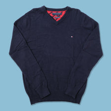 Vintage Tommy Hilfiger V-Neck Sweater Small