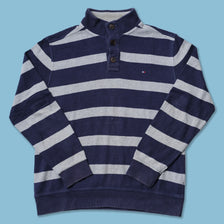 Vintage Tommy Hilfiger Q-Snap Sweater Large