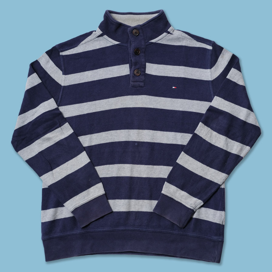 Vintage Tommy Hilfiger Q-Snap Sweater Large