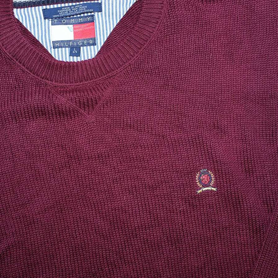 Vintage Tommy Hilfiger Crest Knit Sweater XLarge