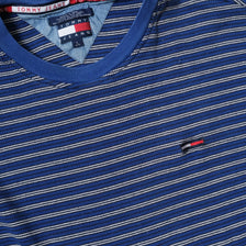 Vintage Tommy Jeans Striped T-Shirt Large