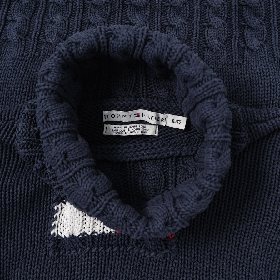 Vintage Tommy Hilfiger Women's Turtleneck Large / XLarge