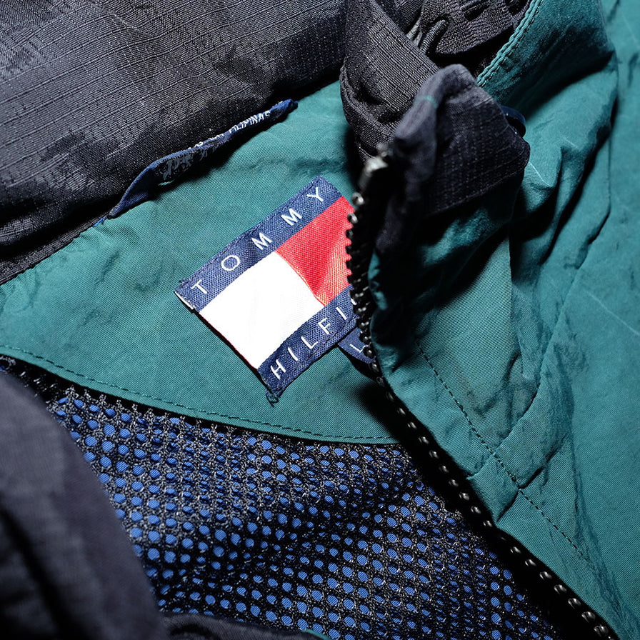 Vintage Tommy Hilfiger Q-Zip Windbreaker Large - Double Double Vintage