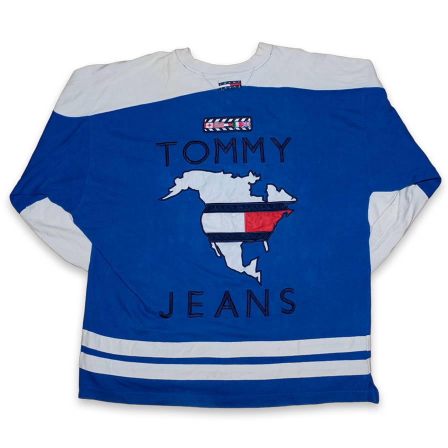 Rare Vintage Tommy Jeans Sweatshirt XXLarge - Double Double Vintage