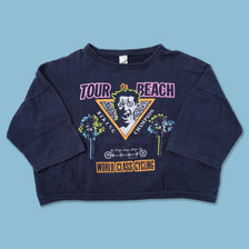 Vintage Biking Cropped Sweater Large