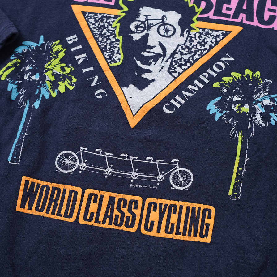 Vintage Biking Cropped Sweater Large