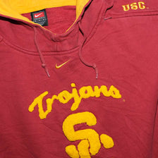 Vintage Nike USC Trojans Hoody Medium