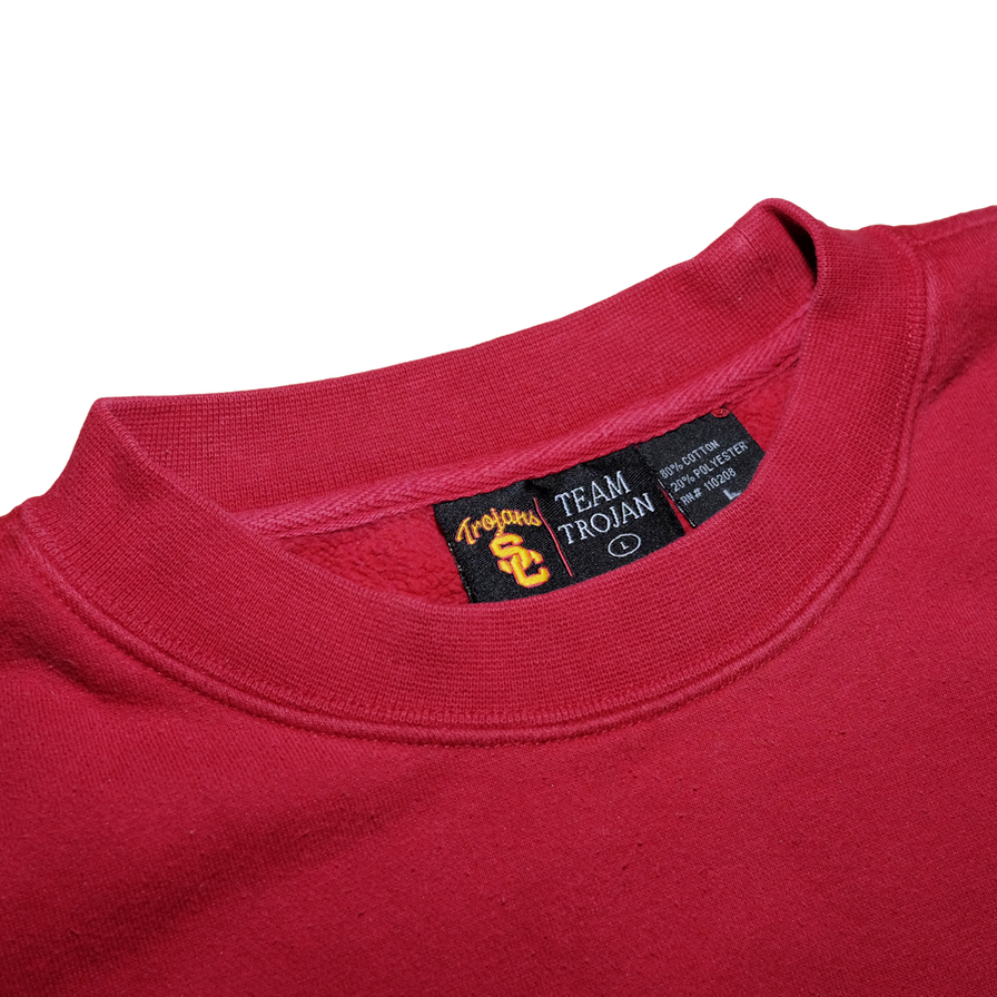 USC Trojans College Sweatshirt XLarge - Double Double Vintage