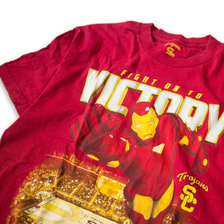 USC Trojans Iron Man T-Shirt Large - Double Double Vintage