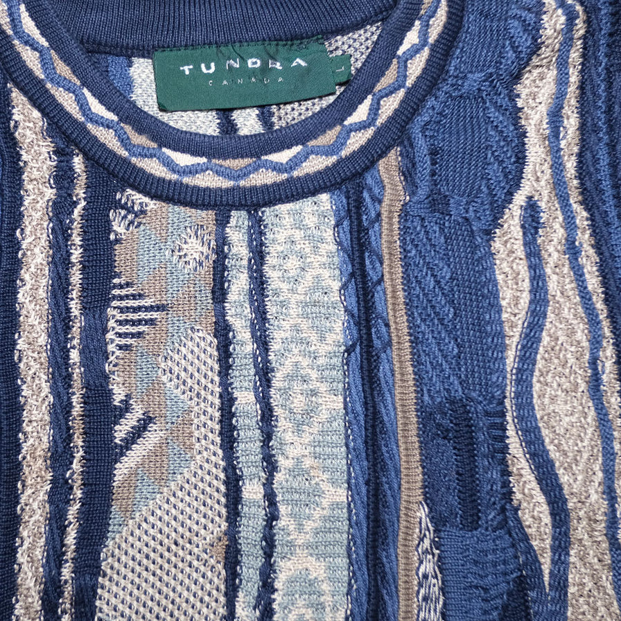Vintage Tundra Sweater Large - Double Double Vintage
