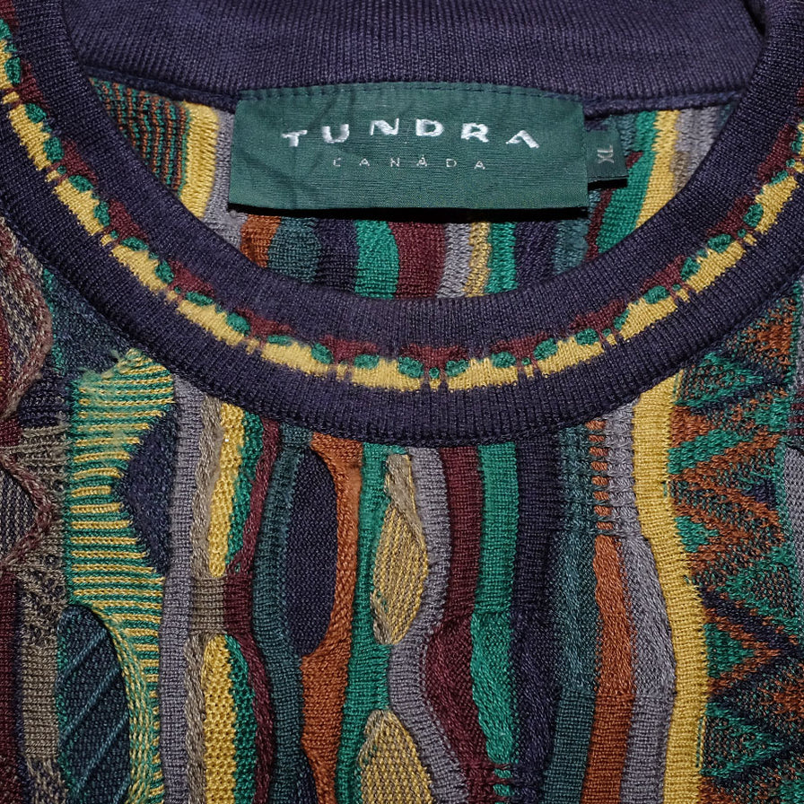 Vintage Tundra Sweater Large - Double Double Vintage