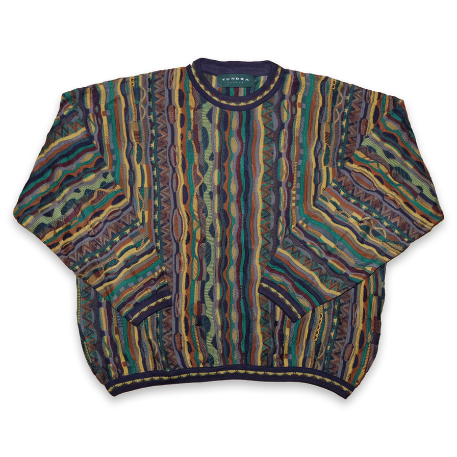 Vintage Tundra Sweater Large - Double Double Vintage