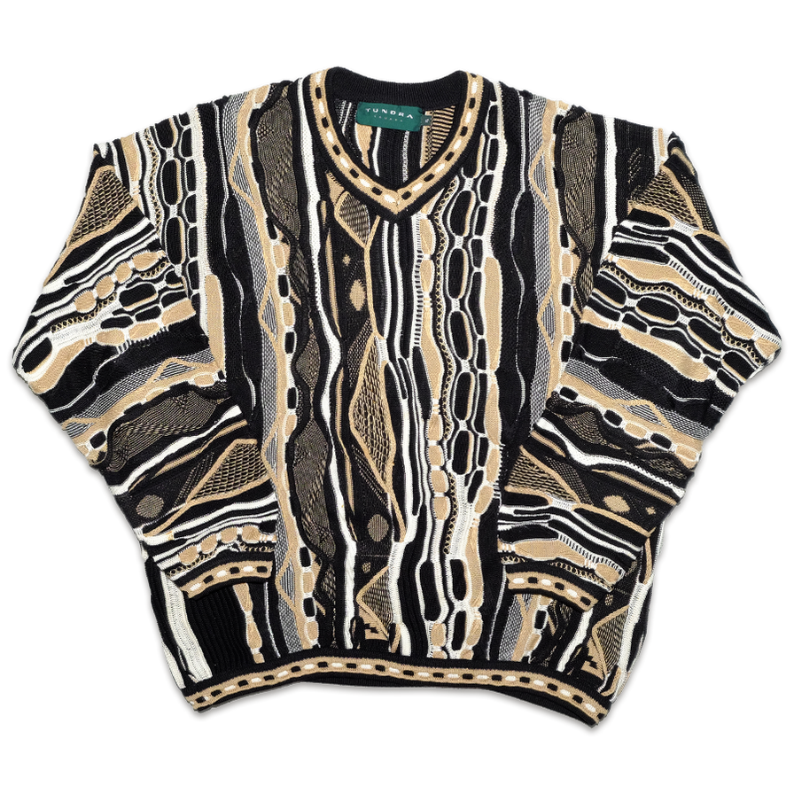 Tundra V-Neck Sweater XLarge - Double Double Vintage