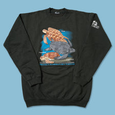 Vintage Florida Sea Turtles Sweater Medium
