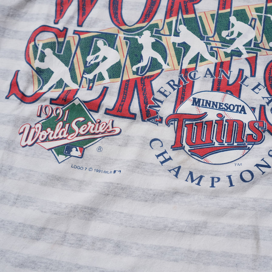 Vintage 1991 Minnesota Twins T-Shirt Large
