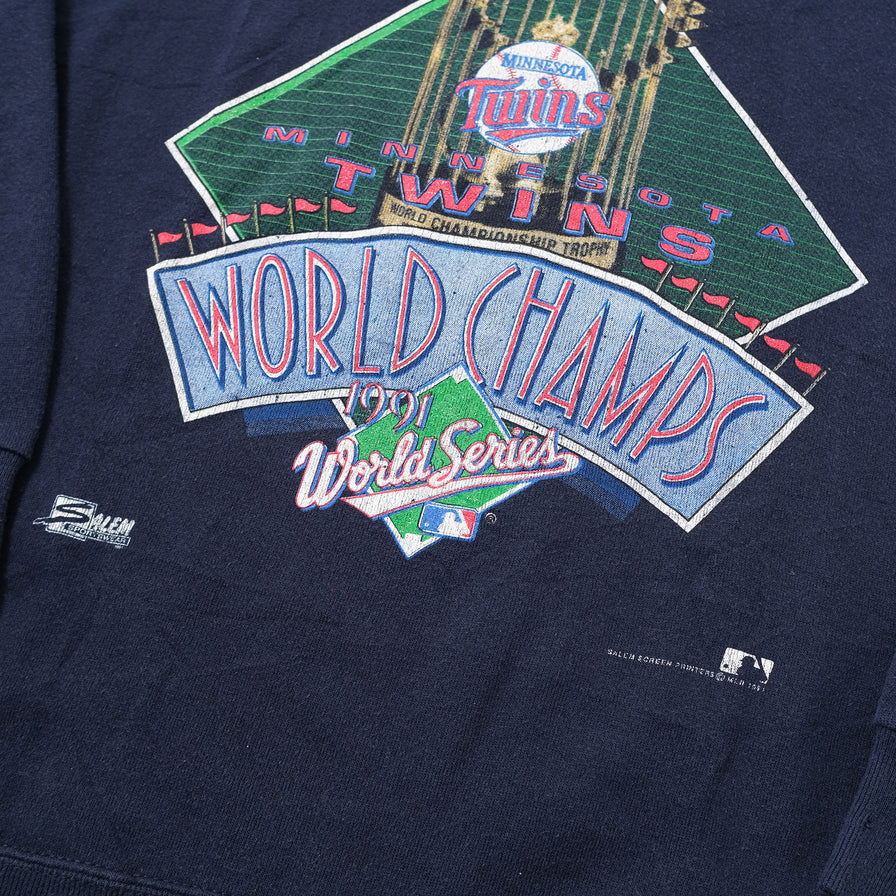 Vintage 1991 Twins Sweater XLarge