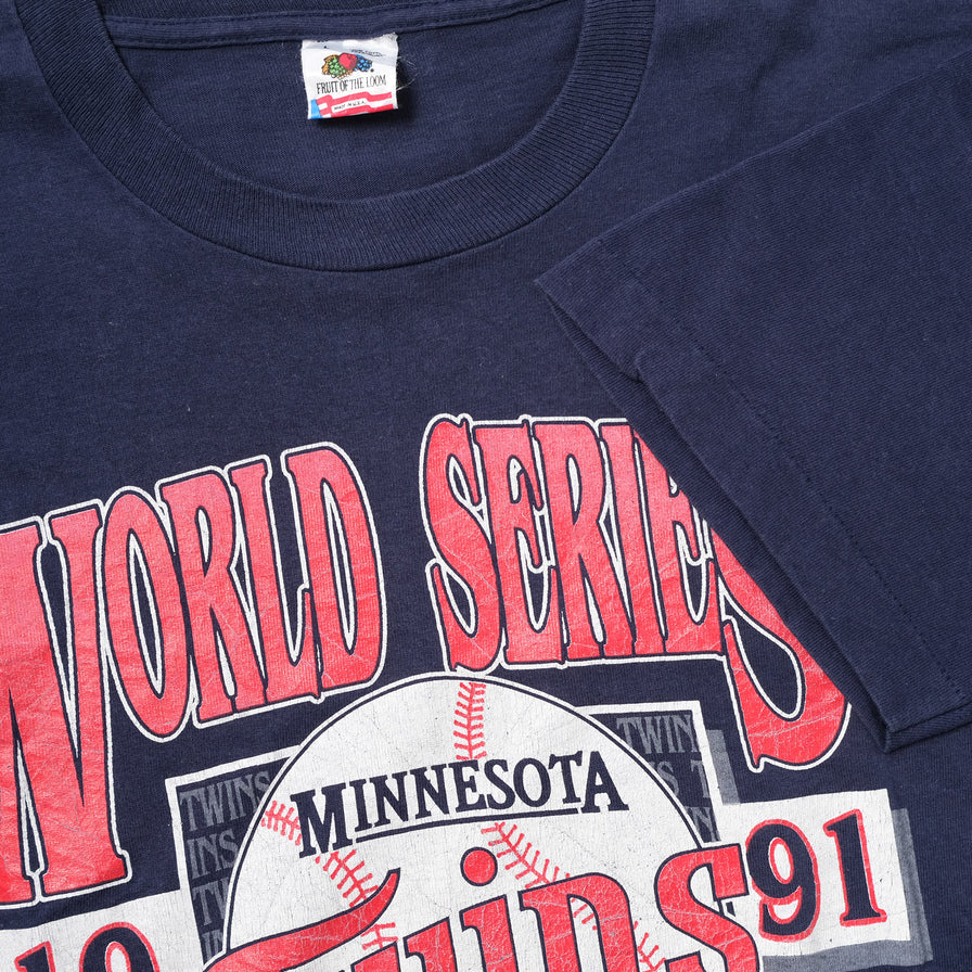 Vintage 1991 Minnesota Twins T-Shirt Large