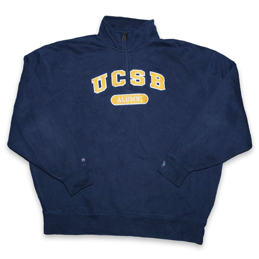 Vintage UCSB Q-Zip Sweater XLarge - Double Double Vintage