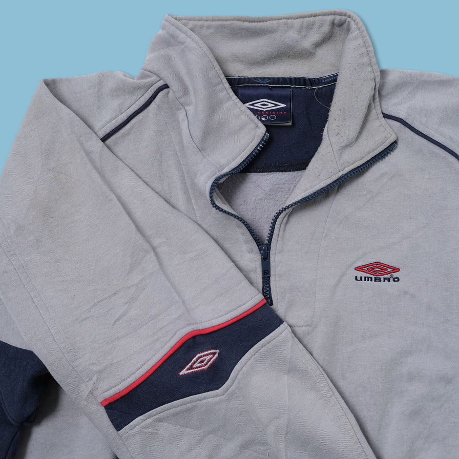 Vintage Umbro Q-Zip Sweater XLarge