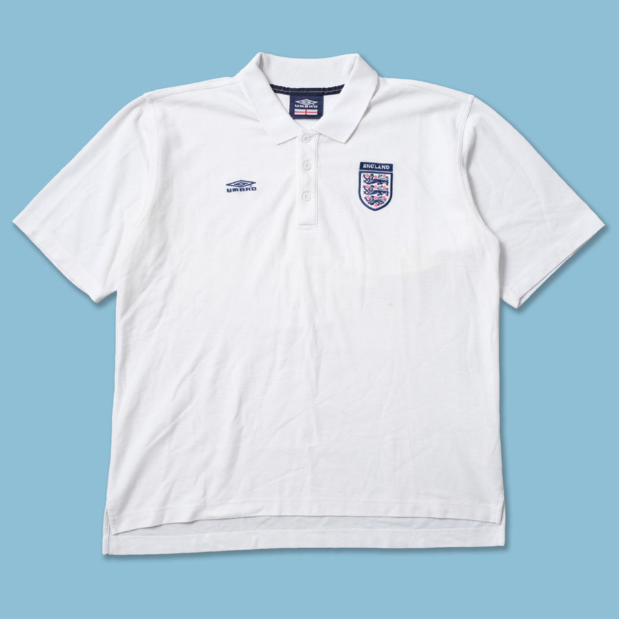 Vintage Umbro England Polo Large