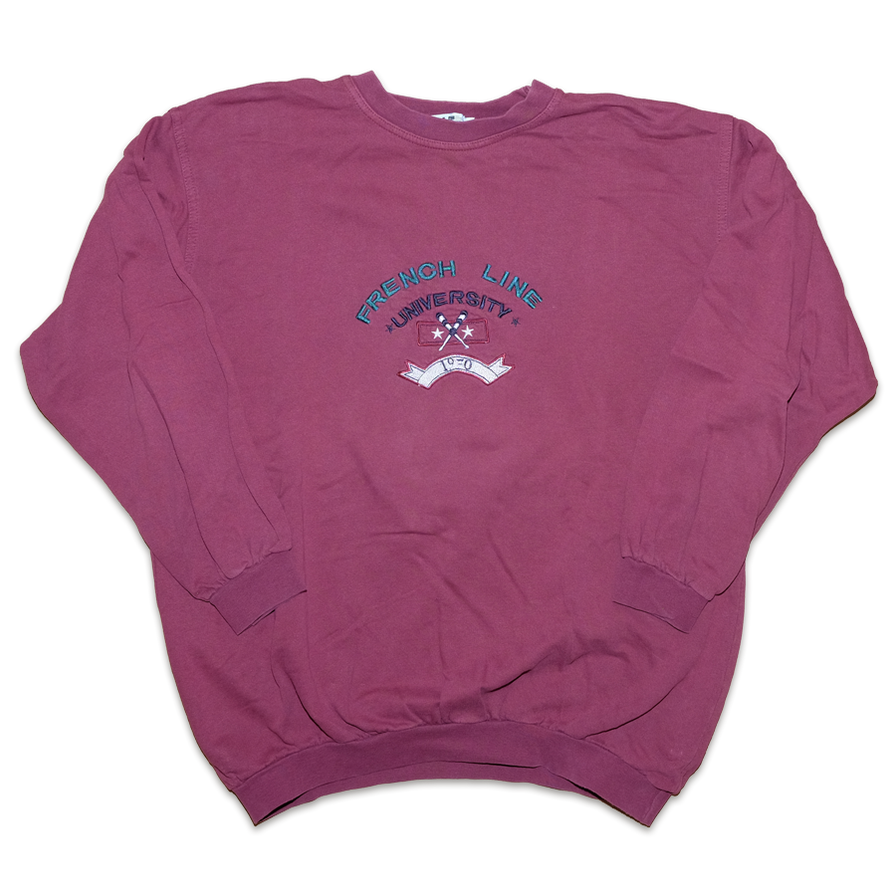 Vintage University Sweater Large - Double Double Vintage