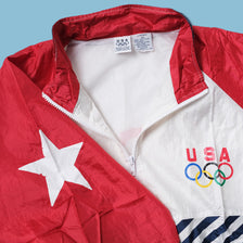 Vintage USA Olympics Track Jacket XLarge